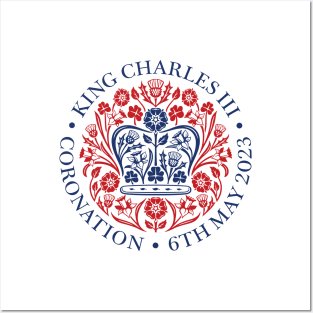 Commemorating the Coronation of king Charles III Posters and Art